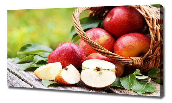 Foto obraz na plátně Jablka v košíku oc-68009680