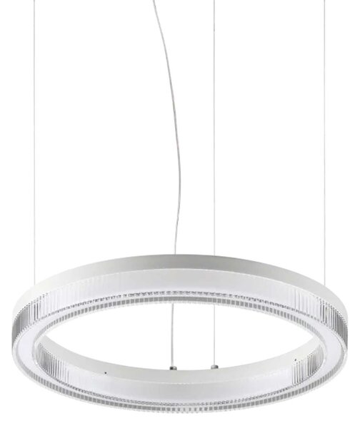 Ideal lux Crown LED kruhové závěsné svítidlo ⌀40cmBílá