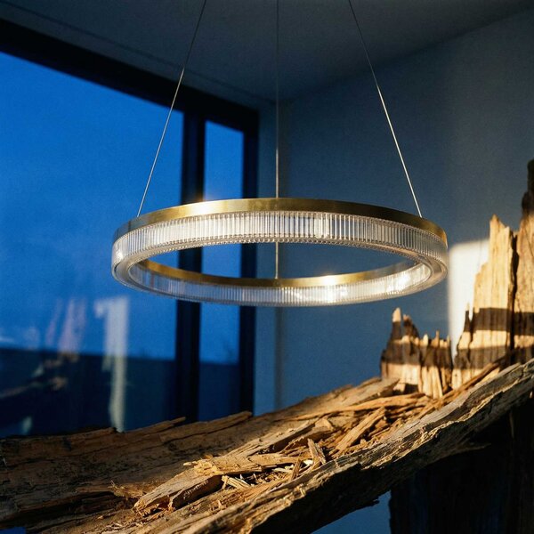 Ideal lux Crown LED kruhové závěsné svítidlo ⌀40cmBílá
