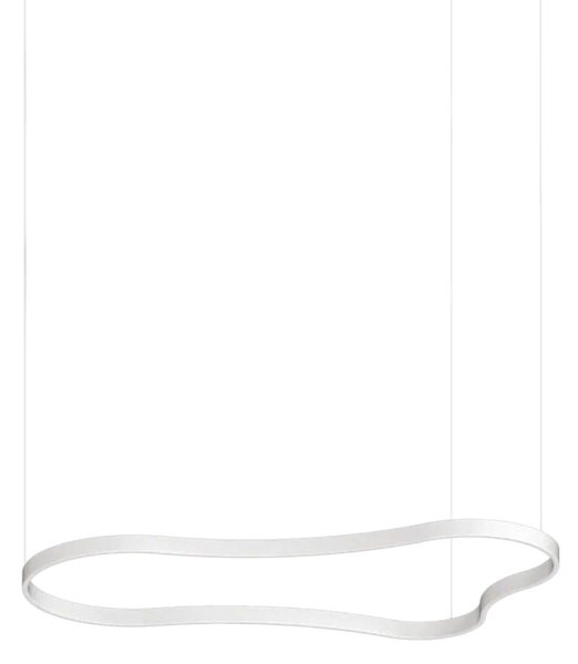 Ideal lux Waves LED závěsné svítidlo Bílá942mm