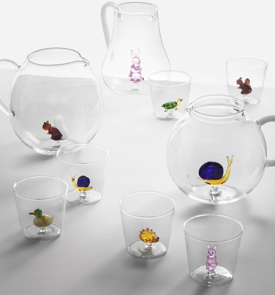 Ichendorf Milano designové sklenice na vodu Animal Farm Tumbler Red Fish