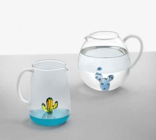 Ichendorf Milano designové džbány Desert Plants Green-Amber Cactus Jug
