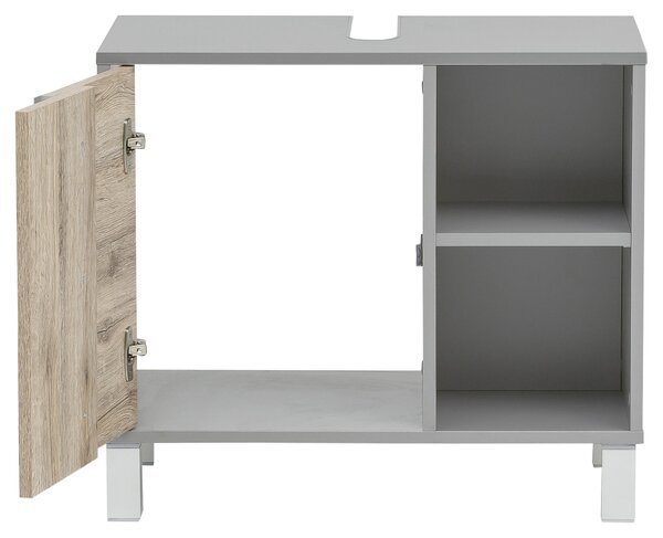 SKŘÍŇKA POD UMYVADLO, šedá Stylife - Skříňky pod umyvadlo