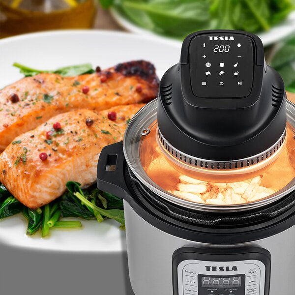 TESLA AirCook Q10 - multifunkční poklice pro horkovzdušný ohřev