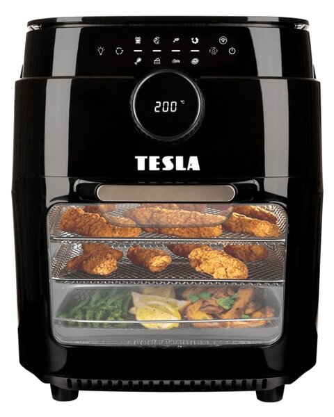 TESLA AirCook & Grill QG800 WiFi - multifunkční digitální horkovzdušná fritéza