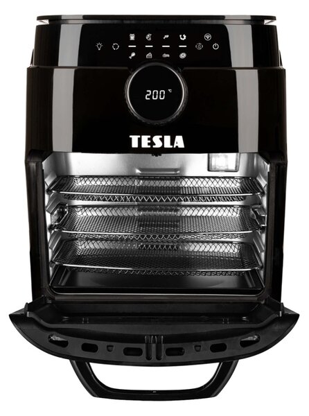 TESLA AirCook & Grill QG800 WiFi - multifunkční digitální horkovzdušná fritéza