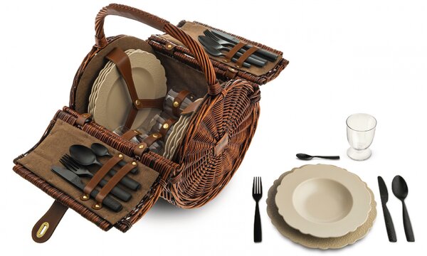 Alessi designové piknikové koše Dressed En Plein Air Picnic Set