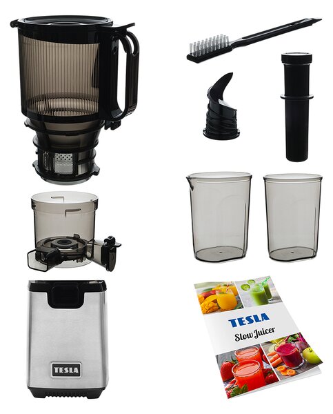 TESLA SlowJuicer SJ770 XXL Deluxe - nízkootáčkový šnekový odšťavňovač