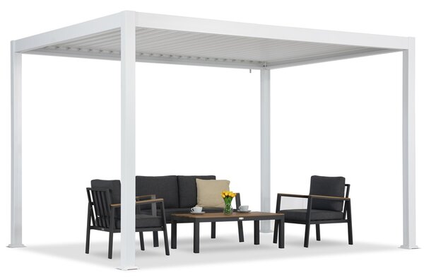 Lagos 3x4 Garden Point volně stojící terasová pergola bílá