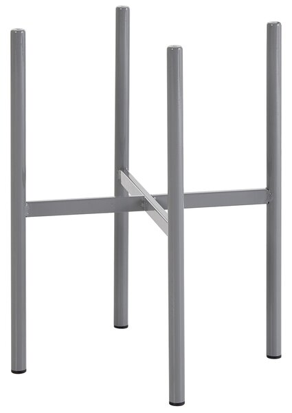 Květináč na stojanu SESLERIA 31 cm Kov Tmavě šedá