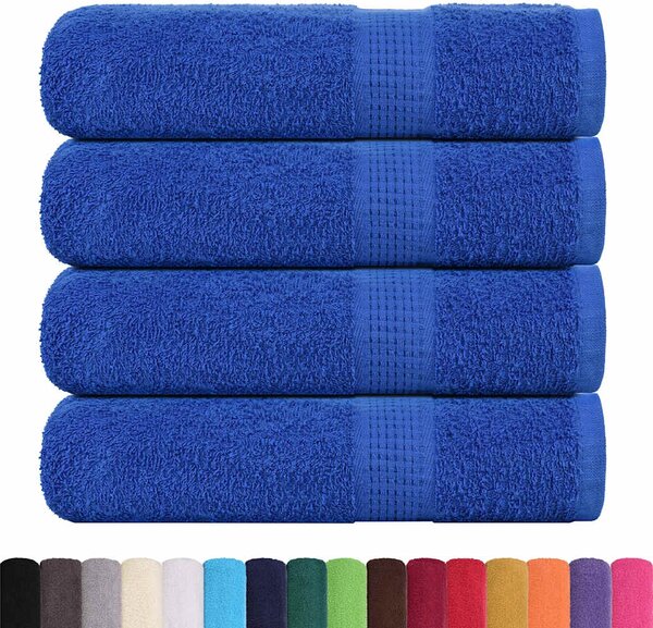 Ručníky do sprchy FROGN 4 ks modré 70 x 140 cm 360 g/m²