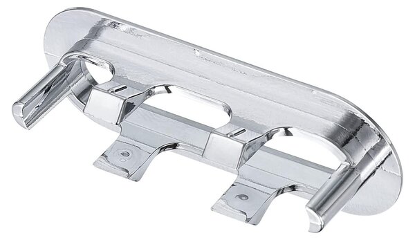 Přepadový kroužek umyvadlo - Ovální - 47,6 x 13,5 mm - Stříbrná - Sada 2 ks - Do koupelny a kuchyně