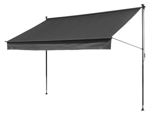 Livarno® Upínací markýza, 300 x 150 cm, antracitová (100400906)
