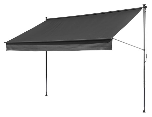 Livarno® Upínací markýza, 300 x 150 cm, antracitová (100400906)