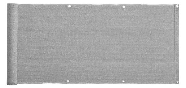 Livarno® Balkonová clona, 600 x 75 cm / Stínicí clona na plot, 500 x 100 cm (balkonová zástěna, 600 x 75 cm, světle šedá) (100400948001)