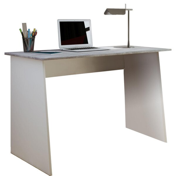 PSACÍ STŮL, šedá, bílá, 110/50/74 cm MID.YOU - Kancelářské stoly, Online Only