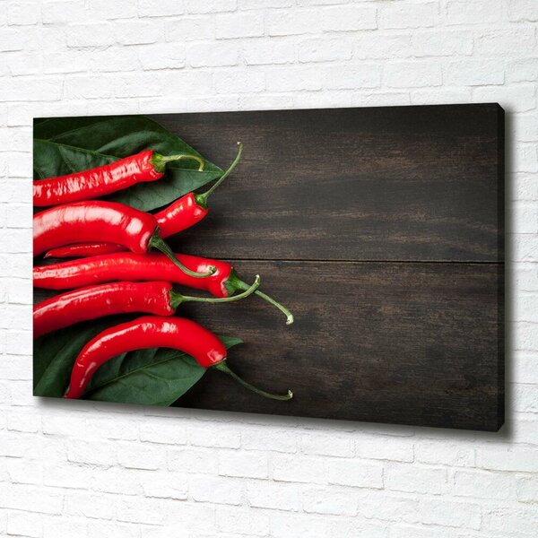 Foto obraz na plátně do obýváku Chilli papričky oc-68584062