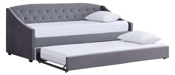 Rozkládací postel 90 cm Asesorar (šedá)