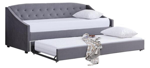 Rozkládací postel 90 cm Asesorar (šedá)