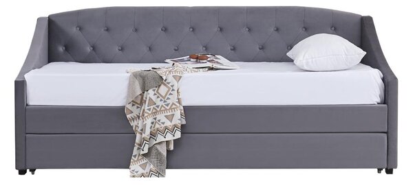 Rozkládací postel 90 cm Asesorar (šedá)