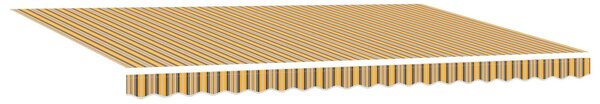 Stahovací markýza Vícebarevný 500 × 300 cm Polyester a hliník