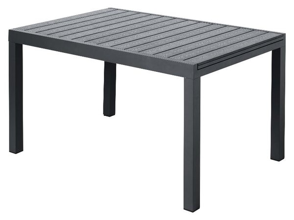 Livarno® Hliníkový rozkládací stůl Miami, 140–200 x 90 cm, antracitová (100401356)