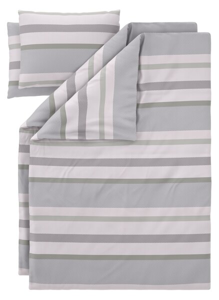 Livarno® Sada ložního povlečení Renforcé, 140 x 200 cm, 70 x 90 cm (pruhy) (100401468001)