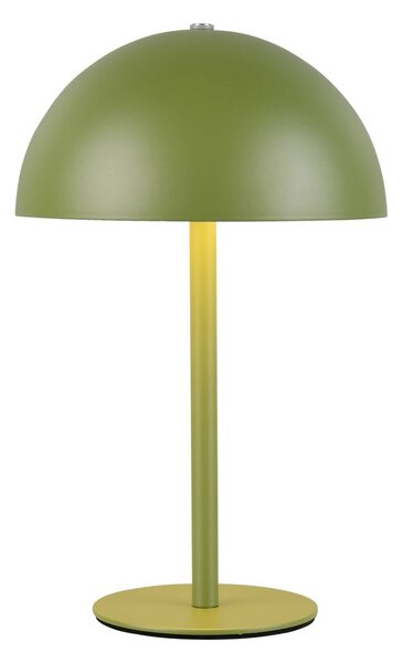 Zelená LED stolní lampa s kovovým stínidlem (výška 21 cm) Munoz – Reality