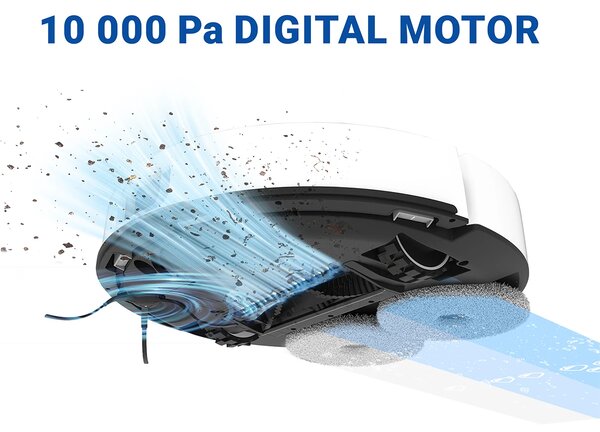 TESLA RoboStar iQ900 Ultra - laserový robotický vysavač 4v1