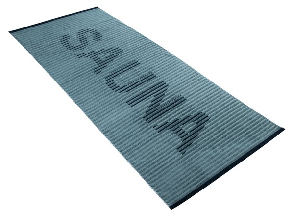 Vossen osuška do sauny 199x80cm modro šedá-cadet blue