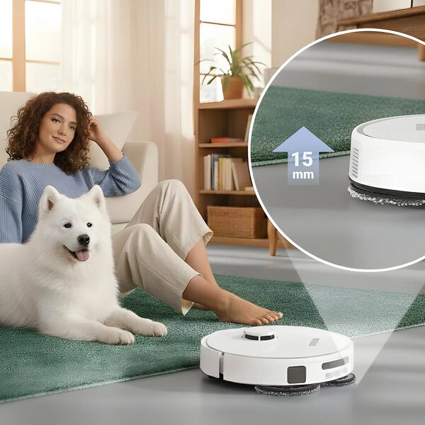 TESLA RoboStar iQ900 Ultra - laserový robotický vysavač 4v1