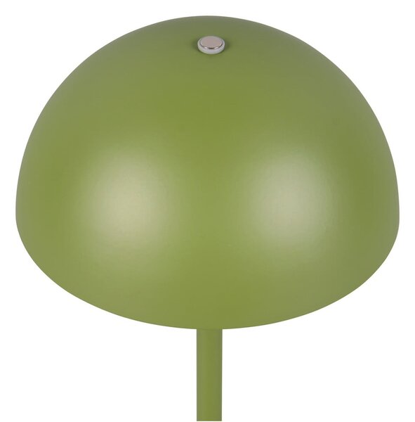 Zelená LED stolní lampa s kovovým stínidlem (výška 21 cm) Munoz – Reality
