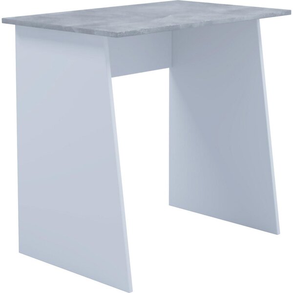 PSACÍ STŮL, šedá, bílá, 80/50/74 cm MID.YOU - Kancelářské stoly, Online Only