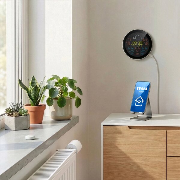 TESLA Device MS360se - chytrá WiFi meteostanice s externím senzorem