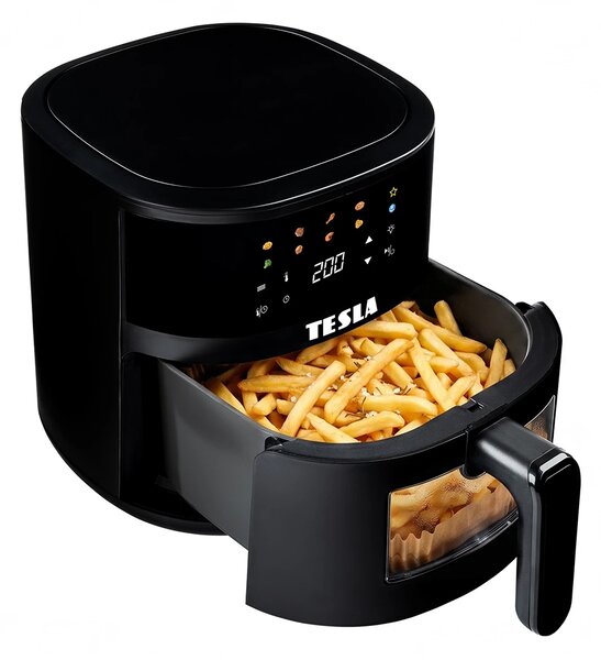 TESLA AirCook Q45 Pro - multifunkční digitální horkovzdušná fritéza