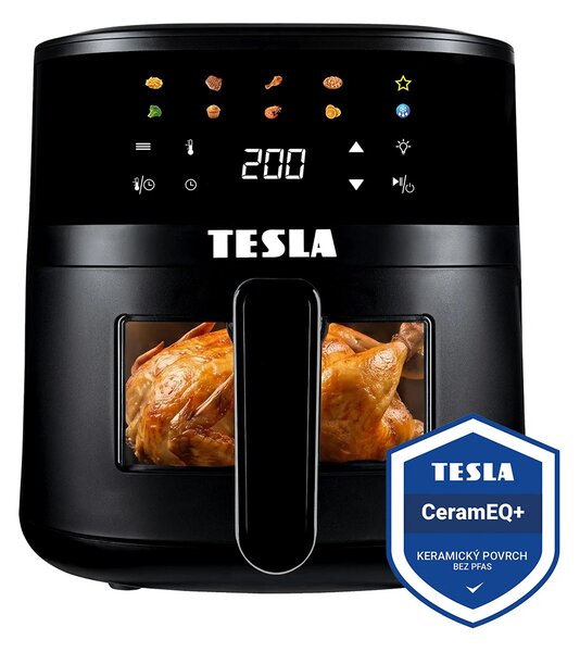 TESLA AirCook Q45 Pro - multifunkční digitální horkovzdušná fritéza