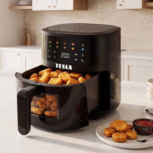TESLA AirCook Q45 Pro - multifunkční digitální horkovzdušná fritéza