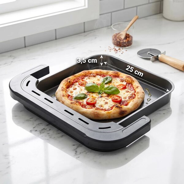 TESLA AirCook TrioZone Q636 XXL - multifunkční třízónová digitální horkovzdušná fritéza