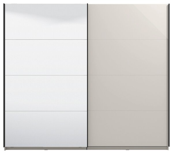 SKŘÍŇ S POSOUVACÍMI DVEŘMI, kašmírová, 245/217,5/62 cm Xora - Šatní skříně