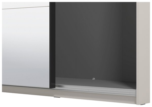 SKŘÍŇ S POSOUVACÍMI DVEŘMI, kašmírová, 245/217,5/62 cm Xora - Šatní skříně