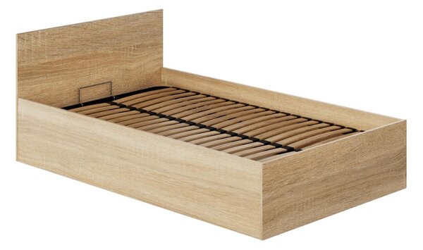Jednolůžková postel 120 cm Discutibles (dub sonoma) (s roštem) (s úl. prostorem)