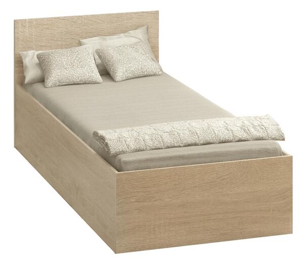 HezkýNábytek.cz Jednolůžková postel 90 cm Discutibles (dub sonoma) (s roštem) (s úl. prostorem). 1116312