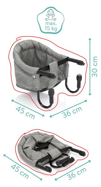 SEDAČKA KE STOLU, My Baby Lou - Jídelní židličky