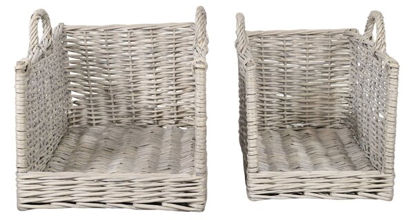 Proutěný koš Open French Basket Nature Menší