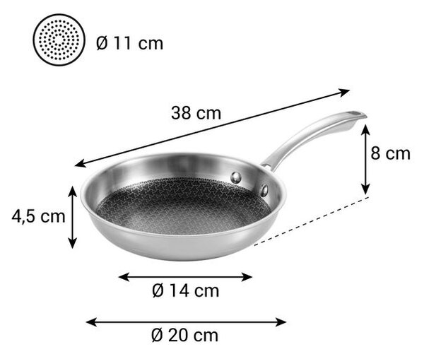 Pánev SteelCRAFT ø 20 cm