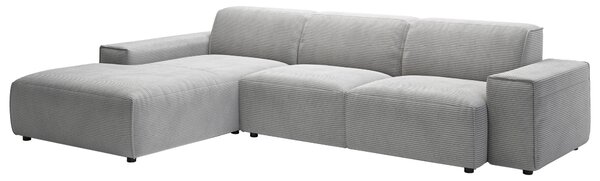 ROHOVÁ SEDAČKA, textil, šedá Livetastic - Sedací soupravy, Online Only