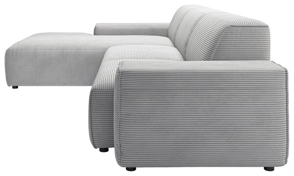 ROHOVÁ SEDAČKA, textil, šedá Livetastic - Sedací soupravy, Online Only