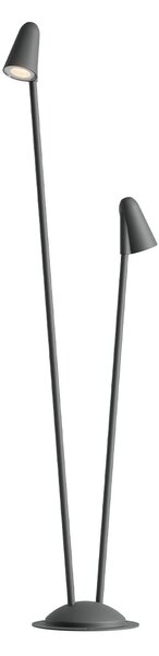 Redo Venkovní stojací LED lampa NIVALIS, v. 110 cm Barva: Šedá, Teplota světla: 3000 K