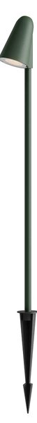 Redo Venkovní stojací LED lampa NIVALIS, v.600 cm s hrotem do země Barva: Rezavá, Teplota světla: 2700K