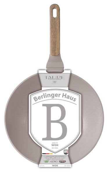 Pánev WOK s titanovým povrchem 28 cm Taupe Nordic Collection